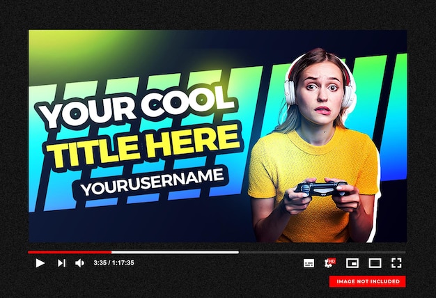 miniaturka kanału youtube i baner internetowy