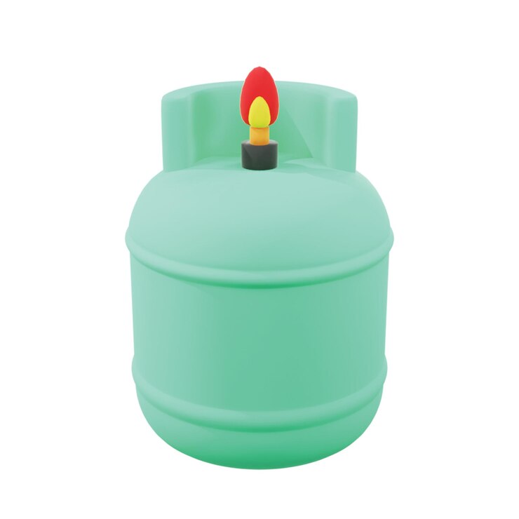 PSD minimal 3d icon kitchenware gas