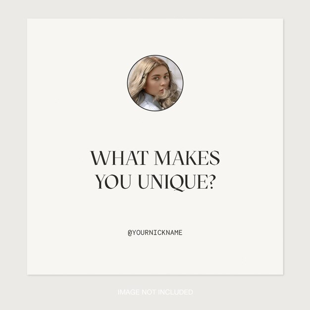 PSD minimal aesthetic instagram social media posts templates and quotes psd