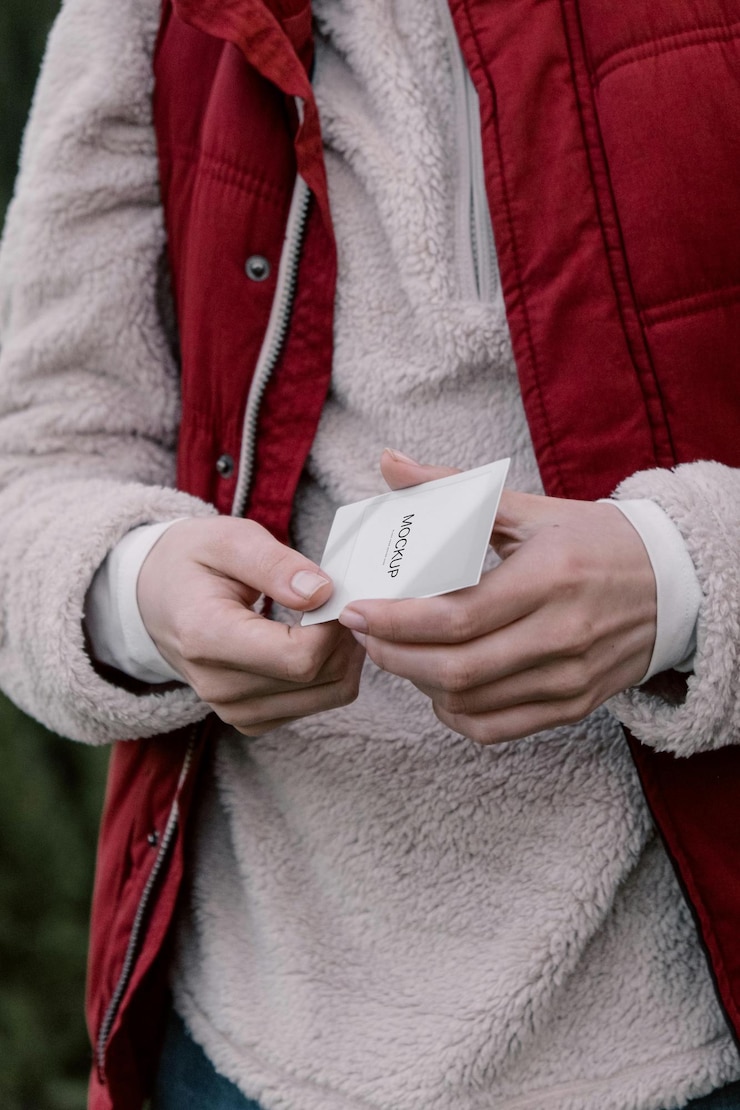 PSD minimal buisness card mockup
