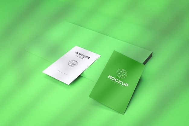 Minimal business card mockup design template for your brand