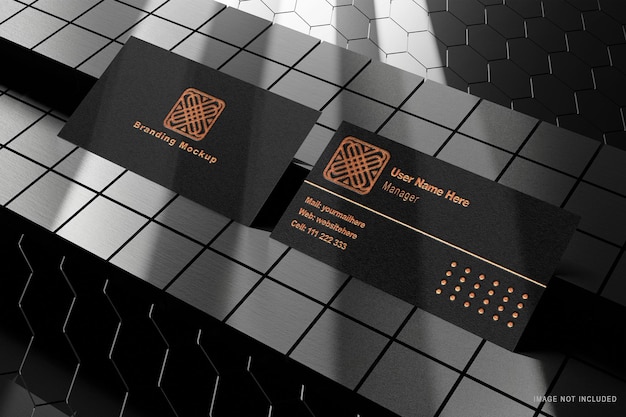 PSD minimal business card mockup premium psd