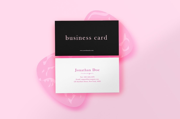 PSD minimal business card mockup premium psd