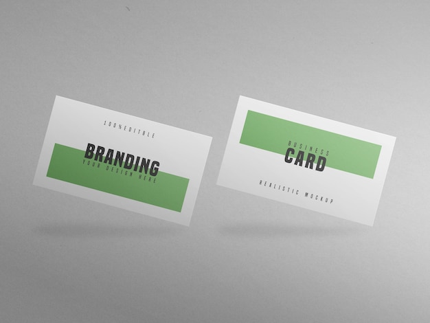 PSD minimal business card  mockup