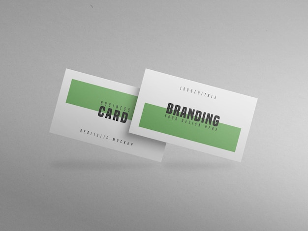 PSD minimal business card  mockup