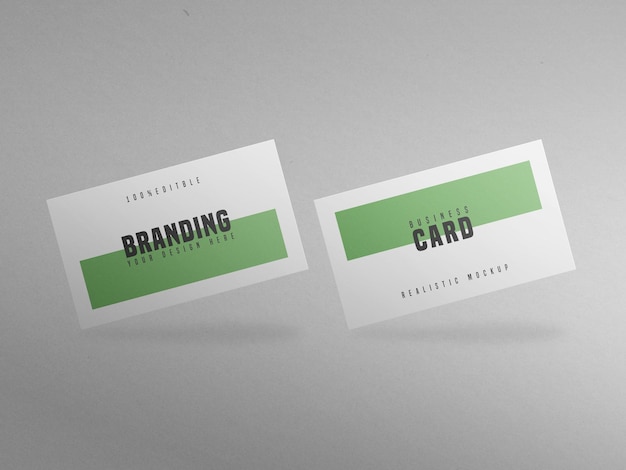 Minimal business card  mockup