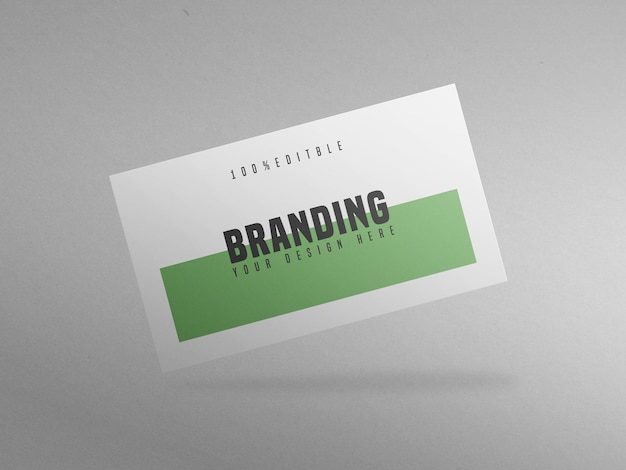 PSD minimal business card  mockup