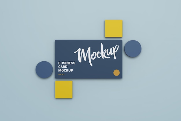 Minimal business card mockup