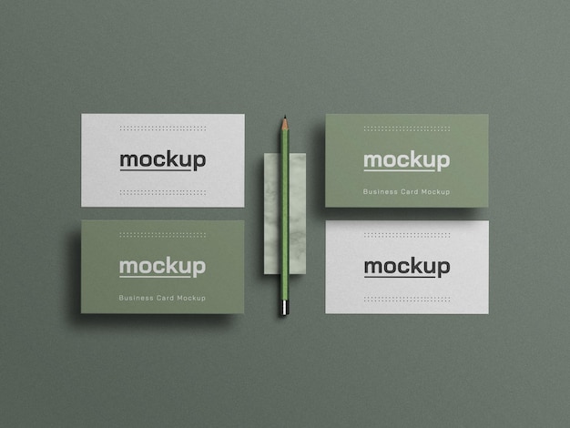 minimal business card mockup