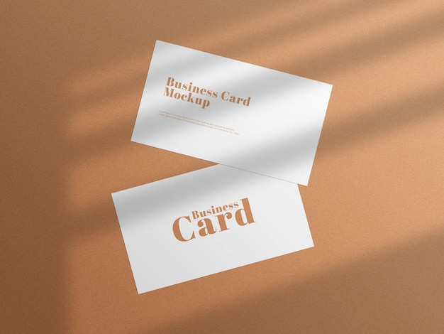 Minimal business card mockup