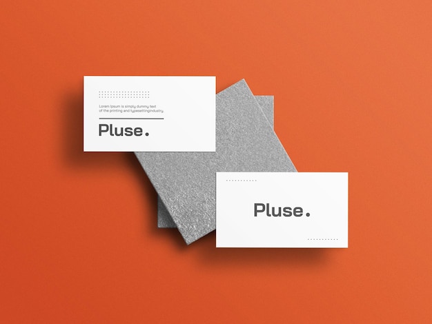 minimal business card mockup