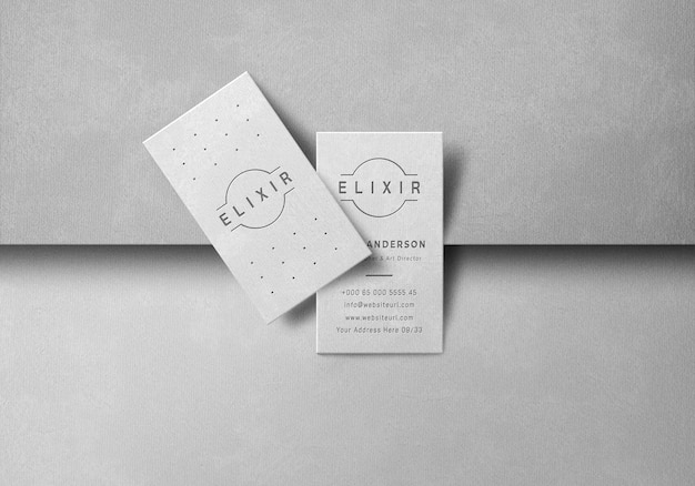 Minimal business card mockup