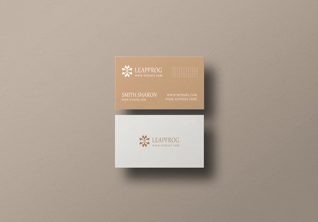 Minimal business card mockup