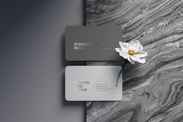 Minimal business card mockup