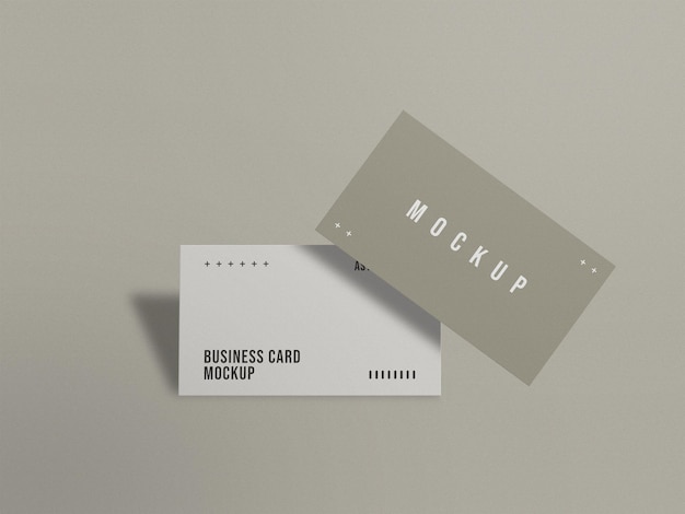 minimal business card mockup