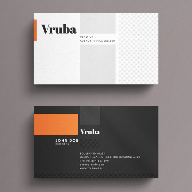 PSD minimal business card template