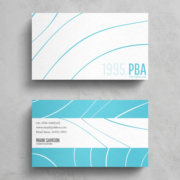 PSD minimal business card template