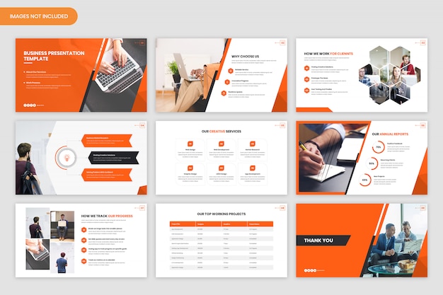 PSD minimal business presentation template