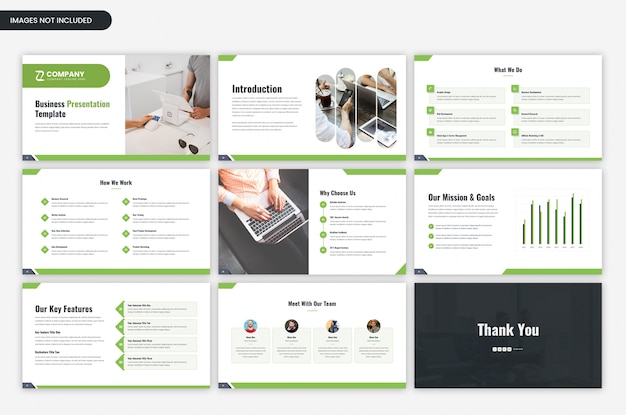 PSD minimal business presentation template