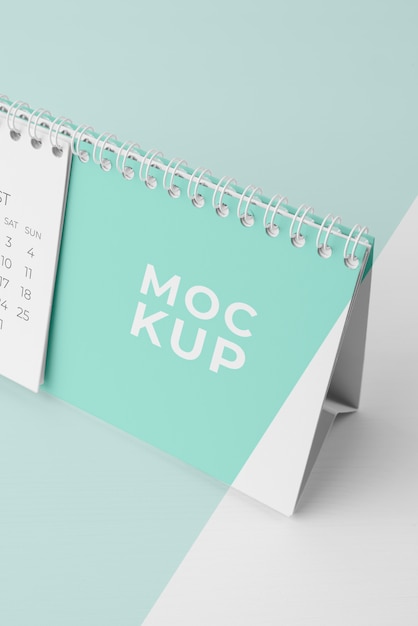 Minimal calendar mock-up assortment