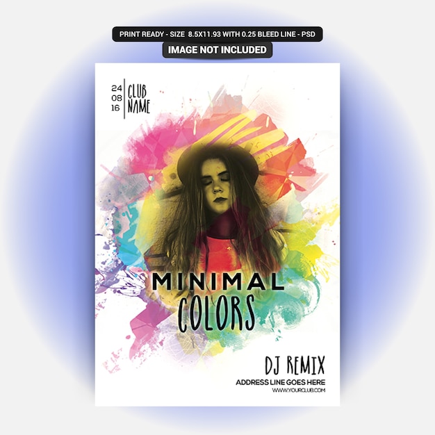 minimal color party