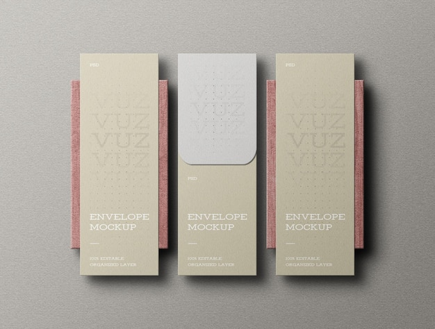 Minimal Envelope Mockup