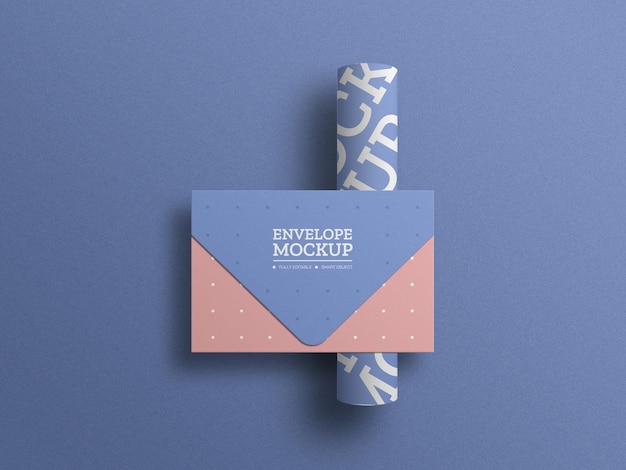 Minimal envelope mockup