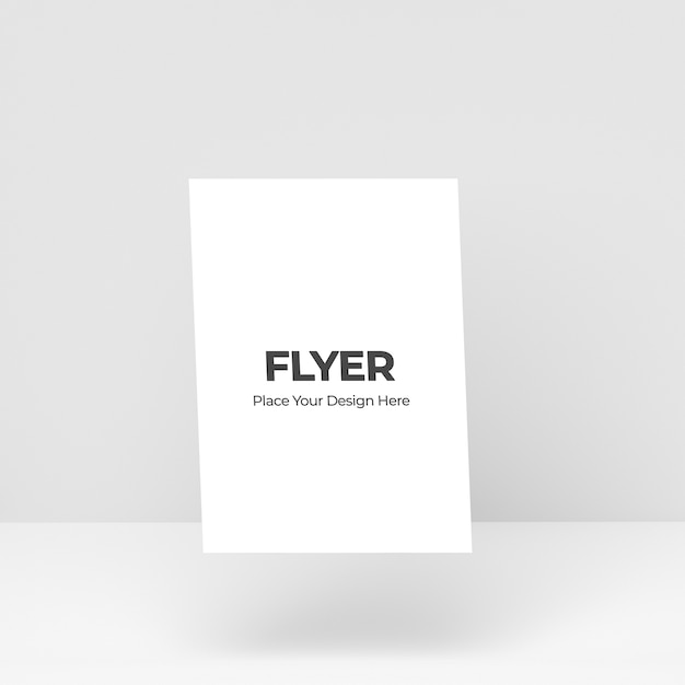 Minimal flyer mockup