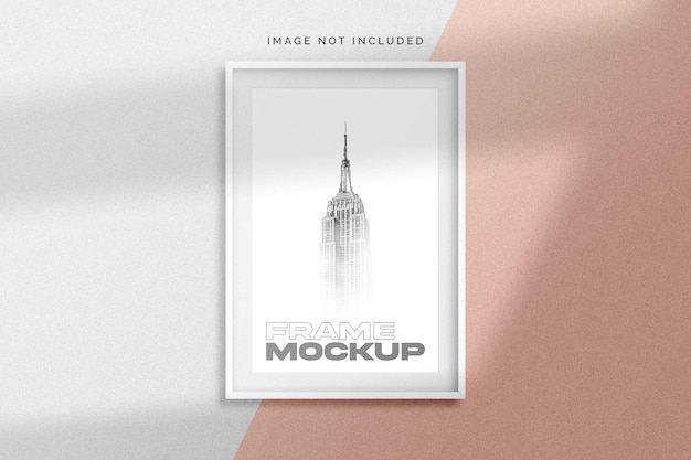 PSD minimal frame mockup