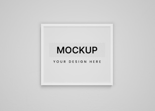 Minimal frame mockup