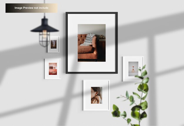 Minimal frames mockup kit