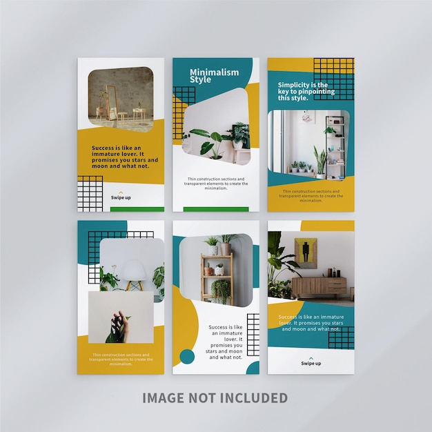 Minimal Instagram stories Template Design