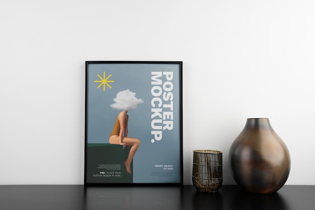 Minimal poster mock-up design