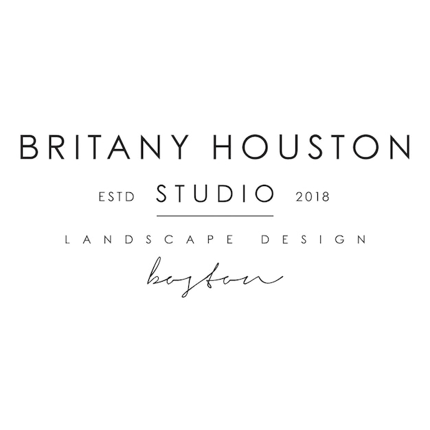 minimal premade logo psd