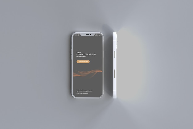 PSD minimal smart phone mockup