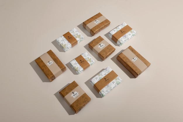 PSD minimal soap labeling mockup