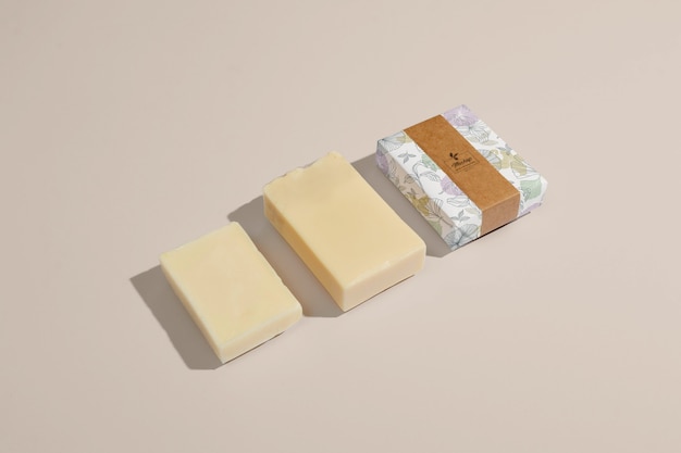 PSD minimal soap labeling mockup