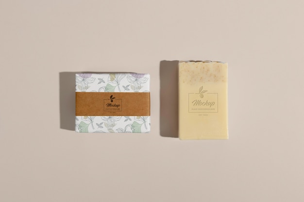 PSD minimal soap labeling mockup