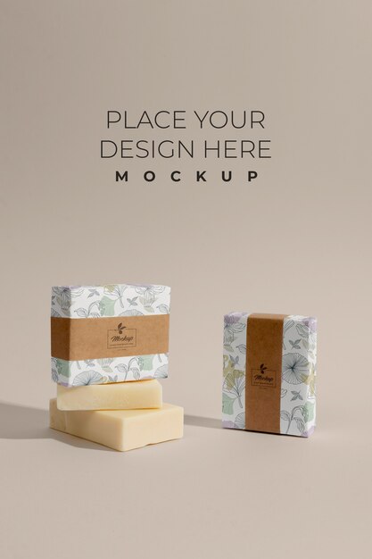 Mockup di etichettatura sapone minimo