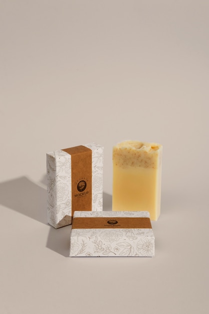 Minimal soap labeling mockup