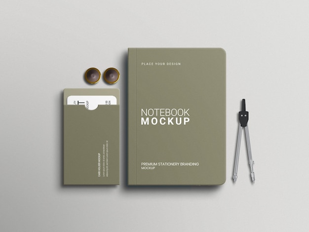 Mockup minimale di cancelleria