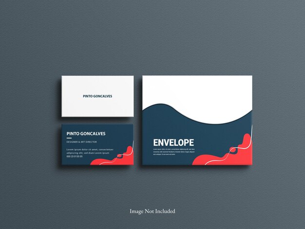 Minimal stationery mockup