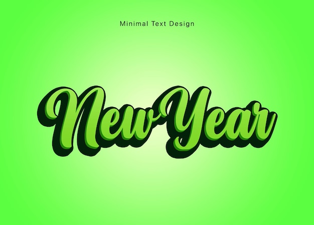 Minimal Text Design