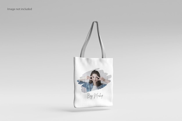 Mockup di borsa da tote minimo