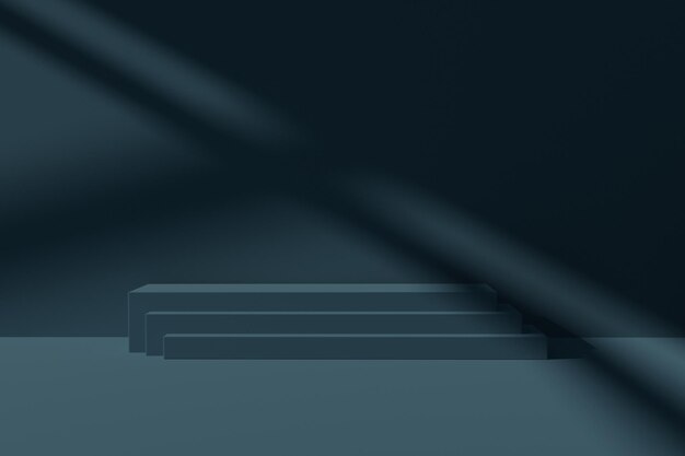 Minimalist 3d podium stage background