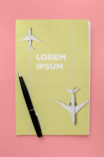 PSD minimalist book cover mock-up assortment