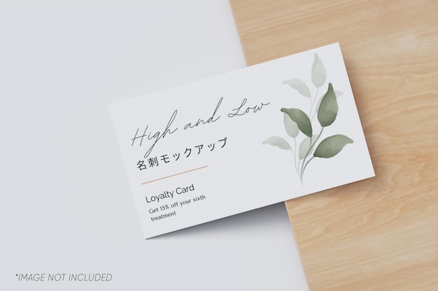 Minimalist Bussines Card Mockup