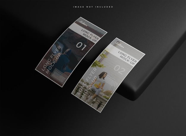 Minimalist dl flyer mockup