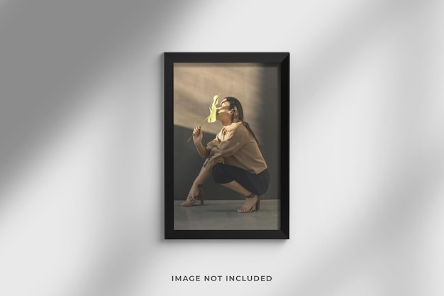 Minimalist and elegant frame photo mockup