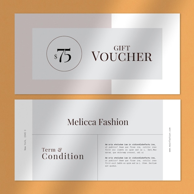 Minimalist Fashion Gift Voucher